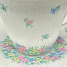 Rosenthal Romanze in bunt: Kaffeetasse / Tasse mit Unterteller (9656256266564)