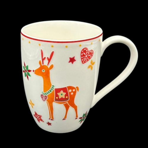 Villeroy & Boch Gallo Peaceful Christmas: Kaffeebecher / Henkelbecher Stiefel (Kopie) (9665268187460) (9665270022468)