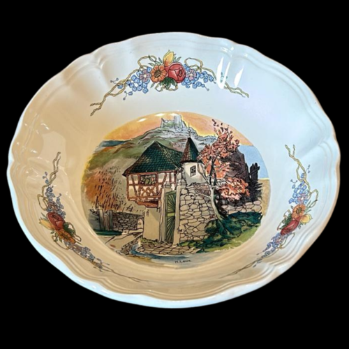 Sarreguemines Obernai France: Schüssel - 27 cm (9457570939204)