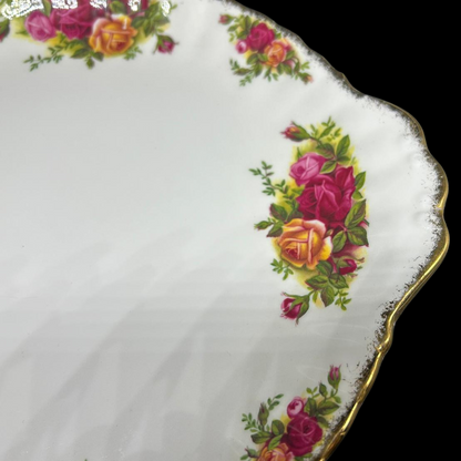 Royal Albert Old Country Rose: Platte mit Griff (9471361220932)