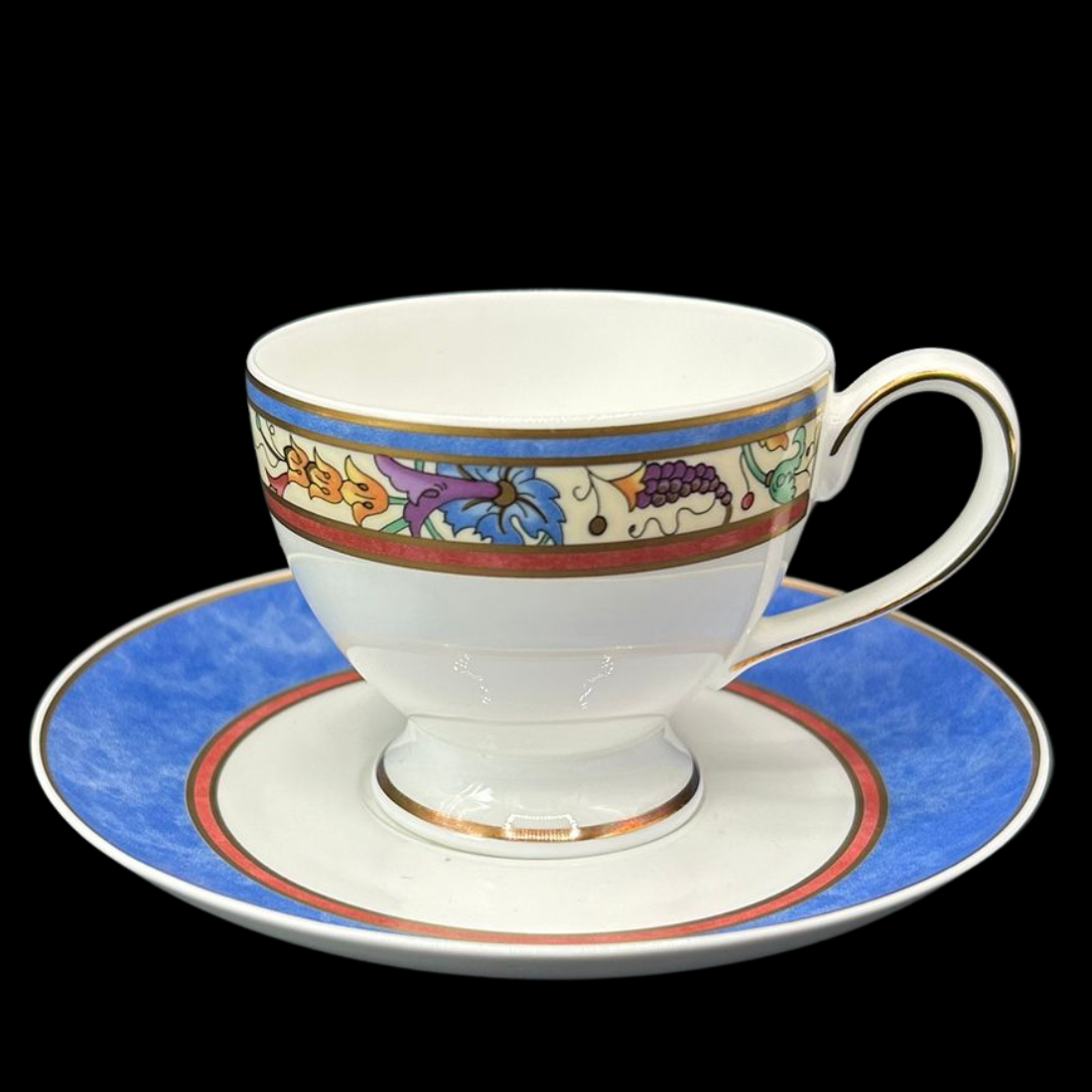 Villeroy & Boch Madeleine: Mokkatasse / Tasse mit Unterteller (9517557350724)