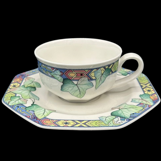 Villeroy & Boch Pasadena: Teetasse / Tasse mit Unterteller (7120693428361)