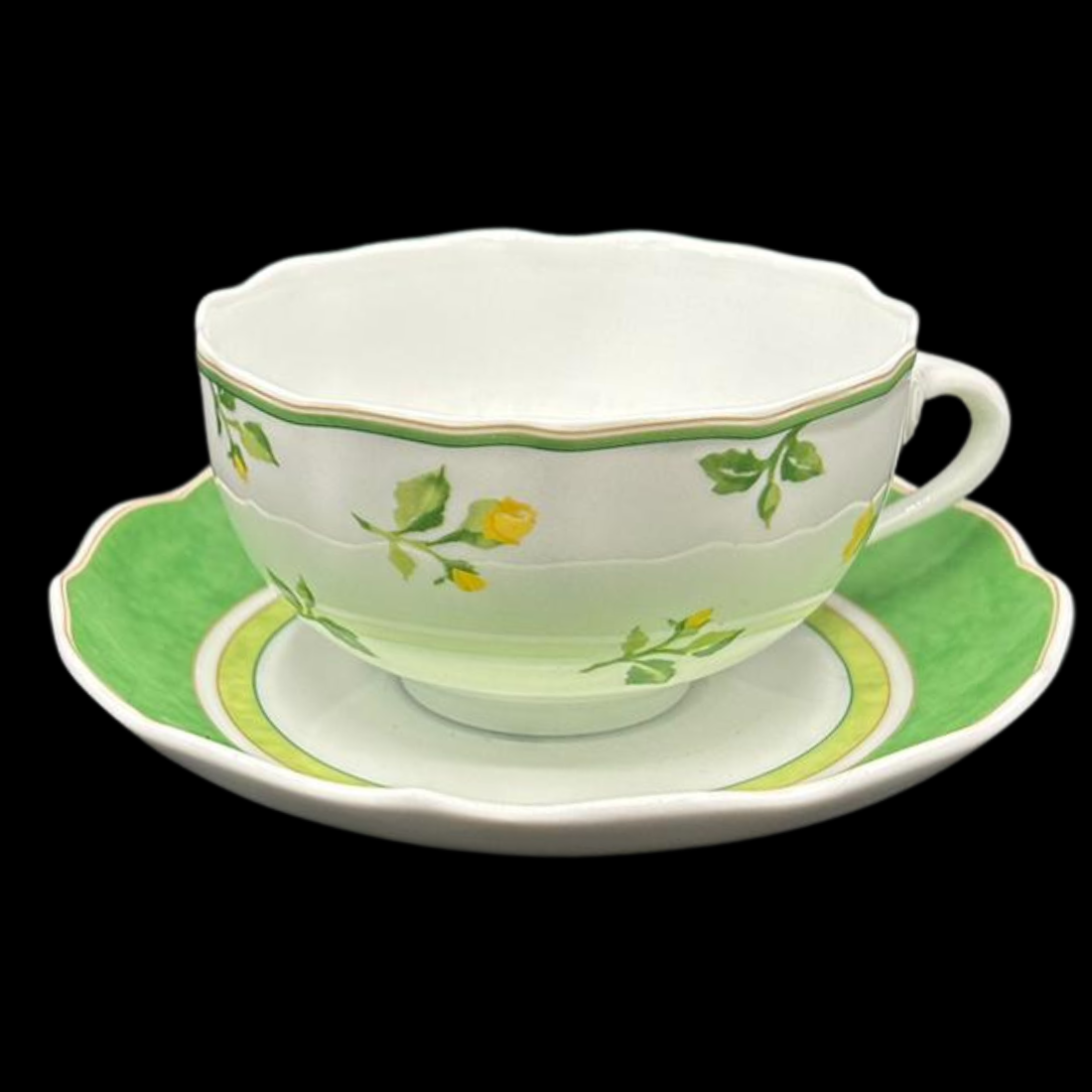 Hutschenreuther Medley Summerhouse: Teetasse / Tasse mit Unterteller (9658049003844)