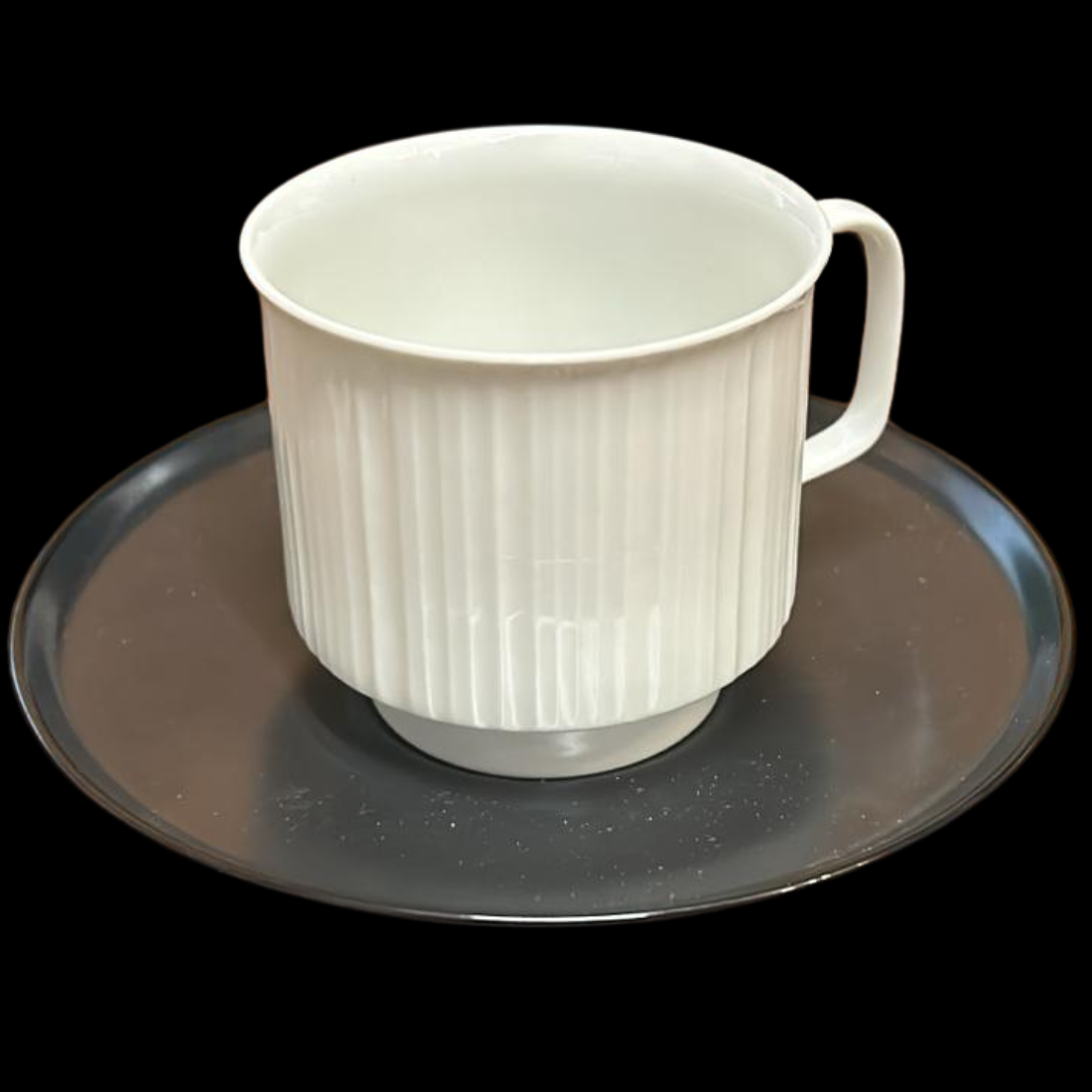 Rosenthal Variation: Kaffeetasse / Tasse mit Unterteller (9667642982724)