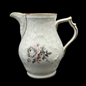 Rosenthal Sanssouci weiß / graue Blume : Milchkännchen (14861433733444)