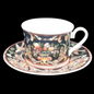 Villeroy & Boch Gallo Intarsia: Kaffeetasse / Teetasse mit Unterteller (8,5x6) - neuwertig (7120753131657)