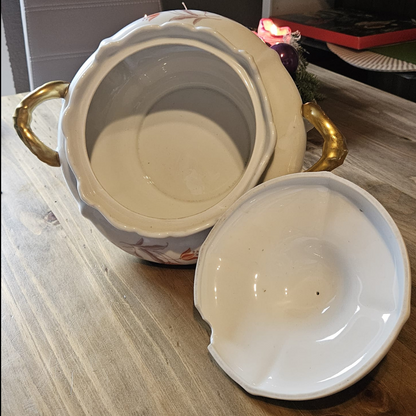 Rosenthal Pompadour rote Tulpe: Suppenterrine / Terrine mit Deckel (14872695800132)