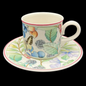 Villeroy & Boch Catalina: Mokkatasse / Espressotasse / kleiner Tasse mit Unterteller (7121116921993)