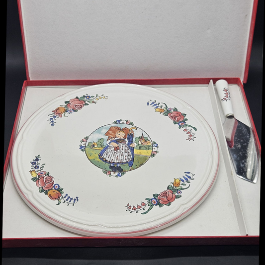 Villeroy & Boch Hansi d´alsace: Tortenplatte mit Tortenschaufel in OVP (14920551399748)