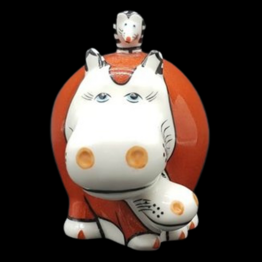 Villeroy & Boch R. Benedikt Automobile: Hippo with Baby / Nilpferd (7120965009545)