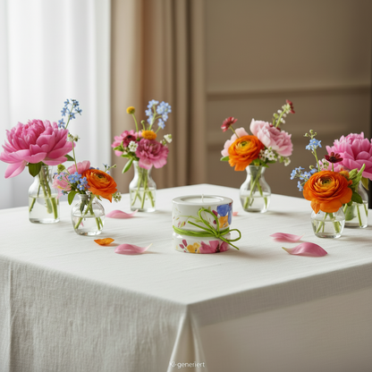 Villeroy & Boch Mariefleur Spring: Teelichthalter - niedrig