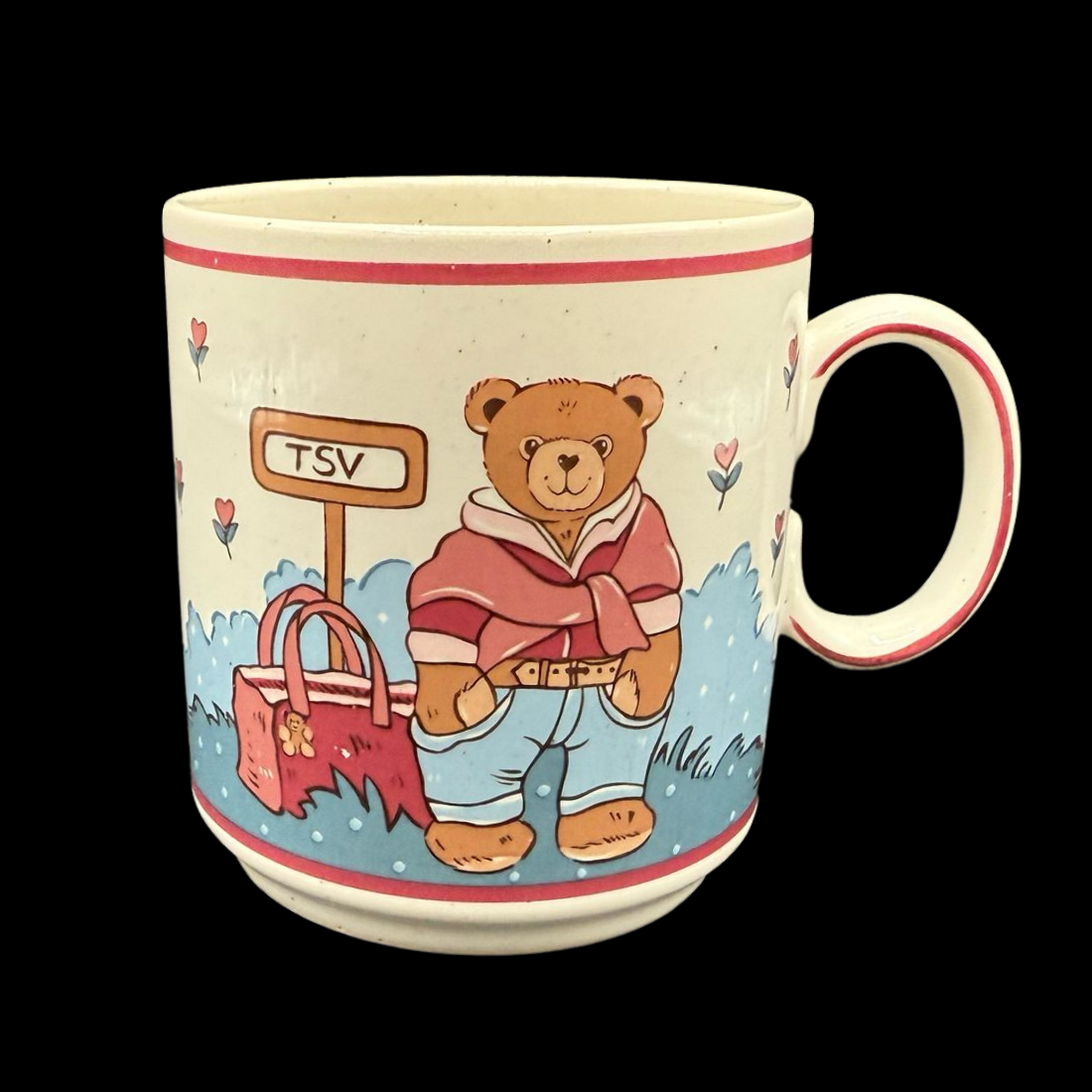 Pfalzkeramik Bärenliebe: Henkelbecher / Kaffeebecher - Motiv 5 (15066939883844)