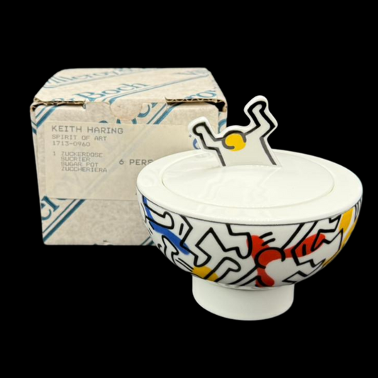 Villeroy & Boch Keith Haring: Zuckerdose - in OVP (15149418053956)