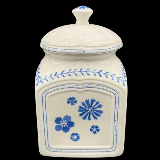 Villeroy & Boch Farmhouse Touch Blueflowers Charm: Vorratsdose (15149451575620)