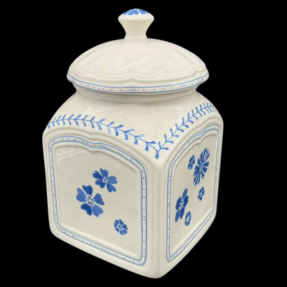 Villeroy & Boch Farmhouse Touch Blueflowers Charm: Vorratsdose (15149451575620)