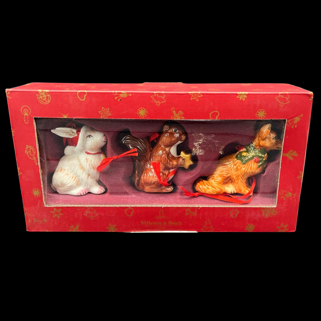Villeroy & Boch Nostalgic Ornaments Orn. Santa, Teddy, rocking horse Villeroy & Boch Nostalgic Ornaments Orn. Santa, Teddy, rocking horse