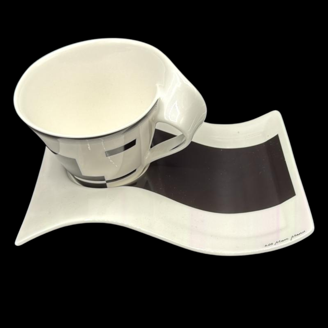 Villeroy & Boch New Wave: Jumbotasse / Cappuccinotasse -  Marc Manu - neu (15179779014980)