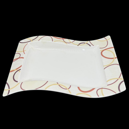 Villeroy & Boch New Wave: Gourmetteller / Teller 33 x 22 cm - (15190988390724)