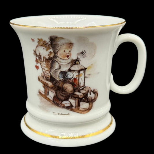 Reutter Porzellan J.M Hümmel: Henkelbecher / Kaffeebecher - Winter Fun (15202369110340)