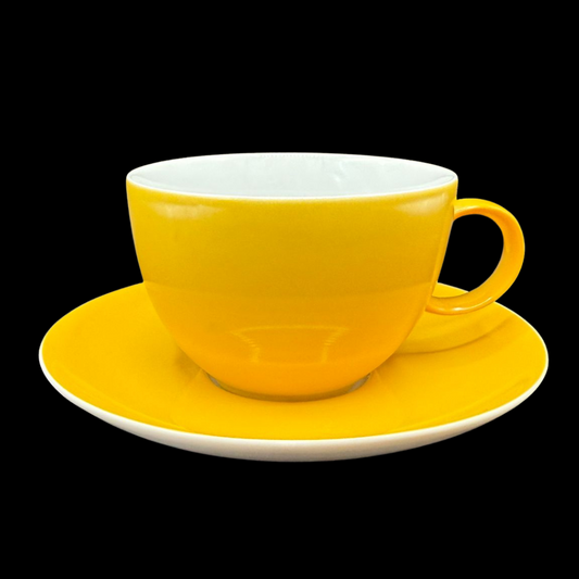 Thomas Porzellan "bunt": Kaffeetasse / Tasse mit Unterteller (15205887246660)