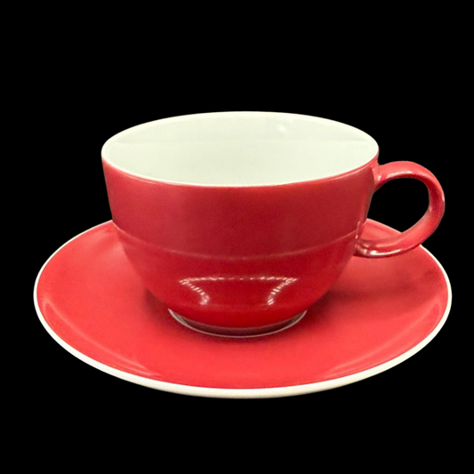 Thomas Porzellan "bunt": Kaffeetasse / Tasse mit Unterteller (15205923356996)