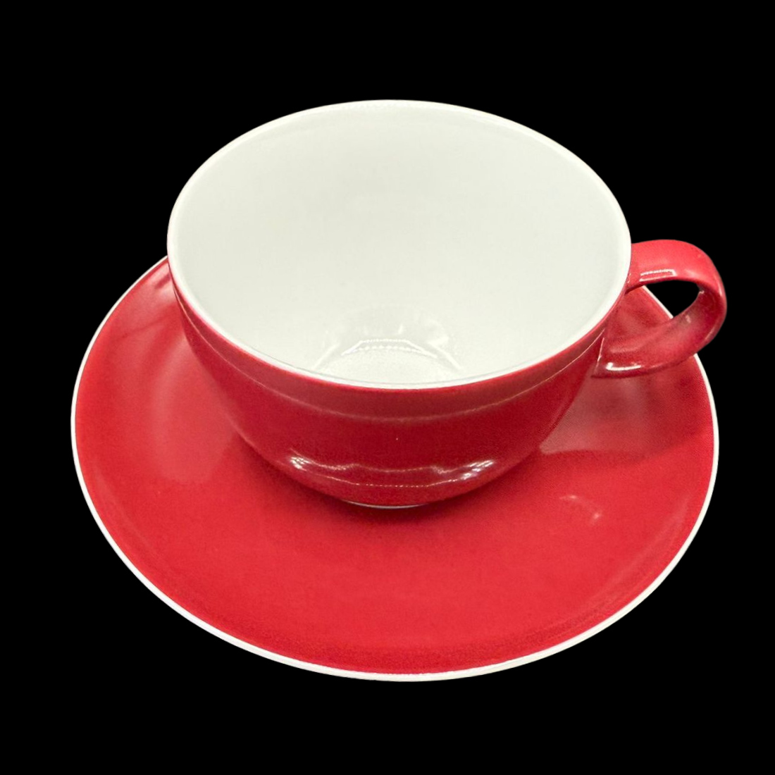 Thomas Porzellan "bunt": Kaffeetasse / Tasse mit Unterteller (15205923356996)