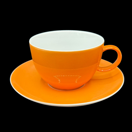 Thomas Porzellan "bunt": Kaffeetasse / Tasse mit Unterteller (15205929812292)