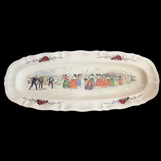 Sarreguemines Obernai France: Fleischplatte / Platte - Xxl (15237312905540)