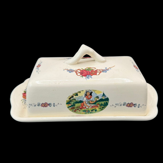 Sarreguemines Obernai France: Butterdose (15237325619524)