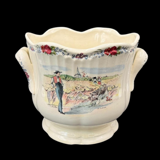 Sarreguemines Obernai France: Vase (15237342429508)
