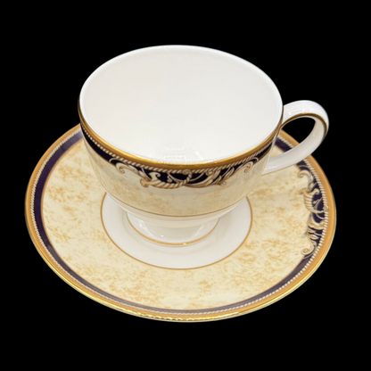 Wedgwood Cornucopia: Kaffeetasse / Tasse mit Unterteller - neu (15239610859844)