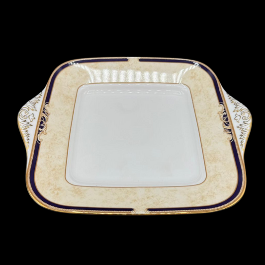 Wedgwood Cornucopia: Keksplatte / Platte mit Griffe - neu (15241861890372)