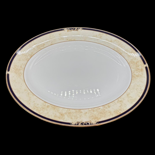 Wedgwood Cornucopia: Fleischplatte / Platte mit Griffe - neu (15241862512964)