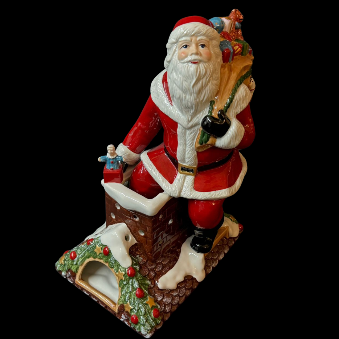 Villeroy & Boch Christmas Toys Memory: Santa auf Dach (15249759371588)