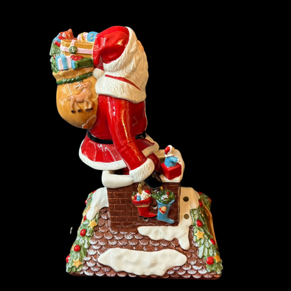 Villeroy & Boch Christmas Toys Memory: Santa auf Dach (15249759371588)