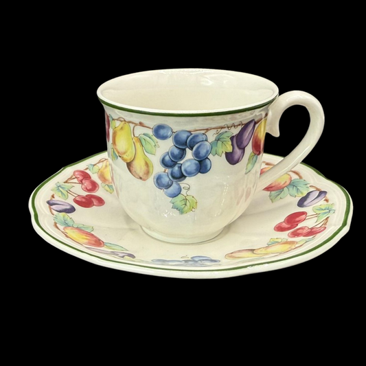 Villeroy & Boch Melina: Mokkatasse / Espressotasse mit Unterteller (15251840860484) (14799435694404)