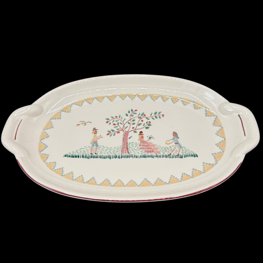 Villeroy & Boch American Sampler: Platte / Schiffchenteller - ca. 26 cm (7120706109577)