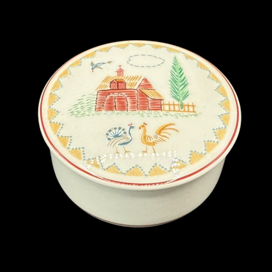 Villeroy & Boch American Sampler: Deckeldose / Dose - klein (15252993474884)