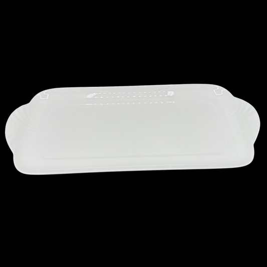 Villeroy & Boch Arco Weiss: Königskuchenplatte / Stollenplatte / Kuchenplatte - neuwertig (8372732625220)