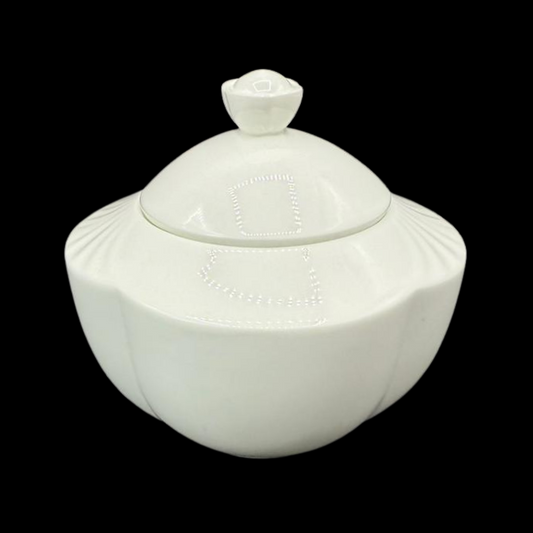 Villeroy & Boch Arco weiss: Zuckerdose mit Deckel - neuwertig (7120931455113)
