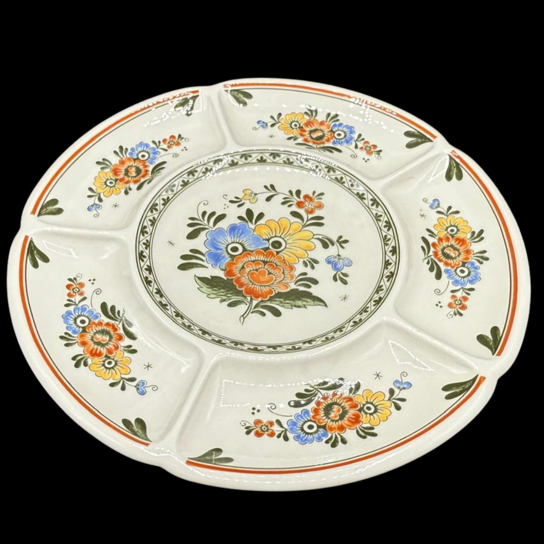 Villeroy & Boch Alt Amsterdam: Fondueteller / Grillteller / Snackteller (9381290770756) (15281712234820)