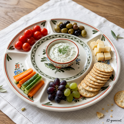 Villeroy & Boch Alt Amsterdam: Fondueteller / Grillteller / Snackteller - neu