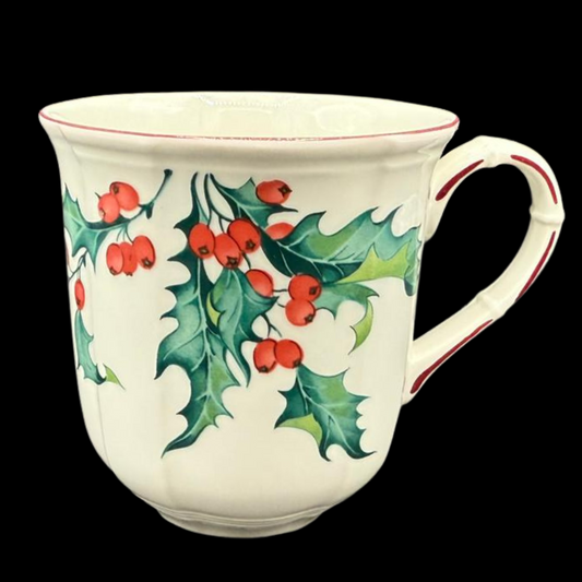 Villeroy & Boch Holly: Henkelbecher / Kaffeebecher - Weihnachten (15263432016196)