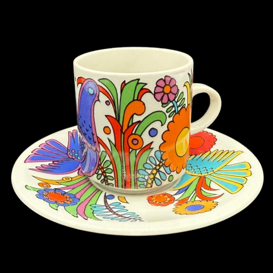 Villeroy & Boch Acapulco: Kaffeetasse / Tasse mit Unterteller (7120772497545)