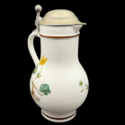 Villeroy & Boch Botanica: Krug mit Zinndeckel - gelbe Blume (7121076879497)