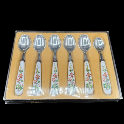 Villeroy & Boch Botanica: 6 Kaffeelöffel, original verpackt (Besteck) (7121021599881)