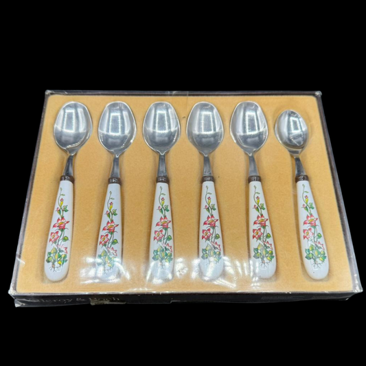 Villeroy & Boch Botanica: 6 Kaffeelöffel, original verpackt (Besteck) (7121021599881)