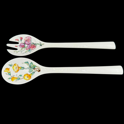 Villeroy & Boch Botanica: Salatbesteck aus Porzellan (2-teilig) - neuw. (7121093820553)