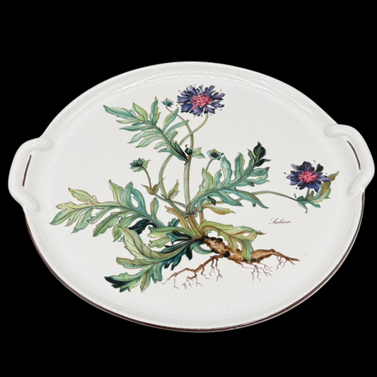 Villeroy & Boch Botanica: Kuchenplatte / Platte, rund / Tortenplatte mit Griffen (7120828563593)