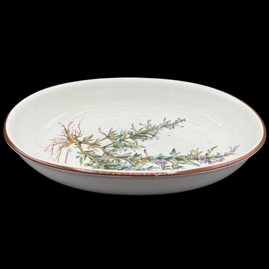 Villeroy & Boch Botanica: Auflaufform, oval - ca 28 cm Länge - gebraucht (7120826892425)
